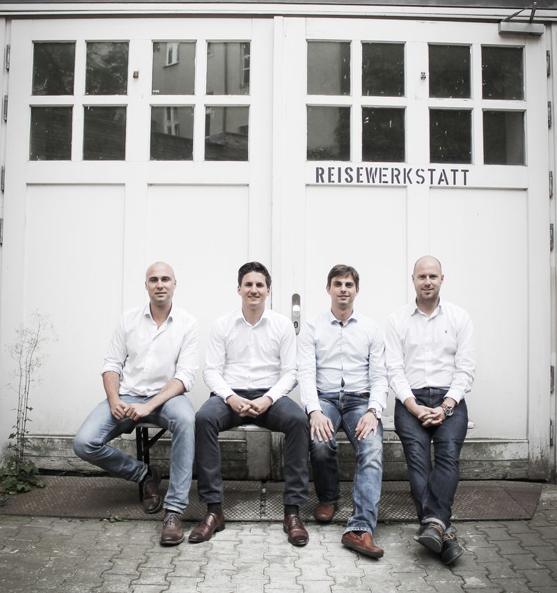 Nils Brosch, Bastian Böckenhüser, Mathias Zeitler und Robert Anders