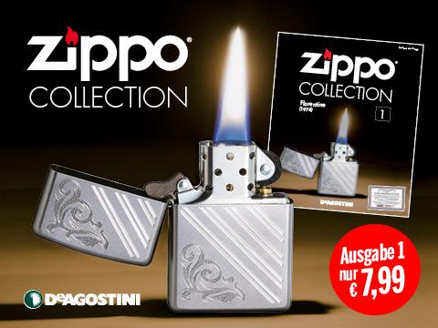 Ab dem 24. Februar erscheint zweiwöchentlich eine Ausgabe der Zippo Collection von De Agostini