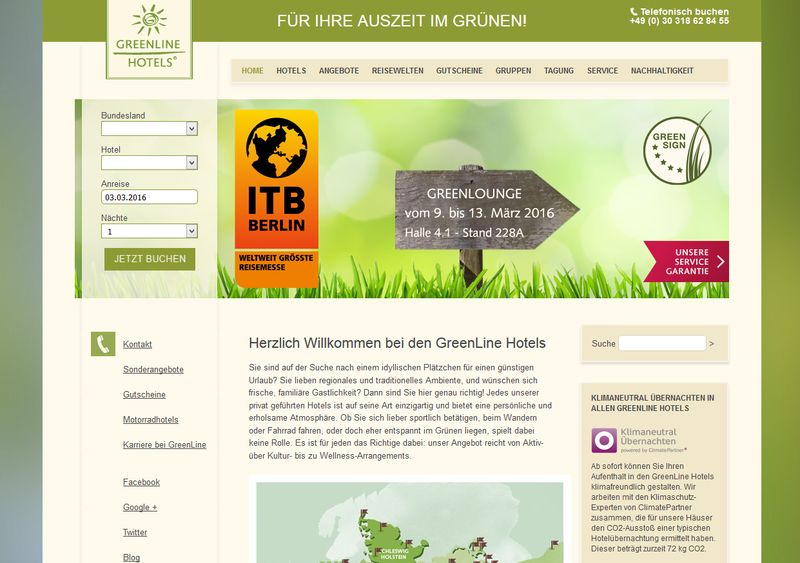 Mit dem Zertifikat "GreenSign" zum Vorreiter für die Privathotellerie