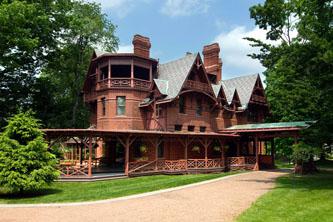Das Haus von Mark Twain in Hartford