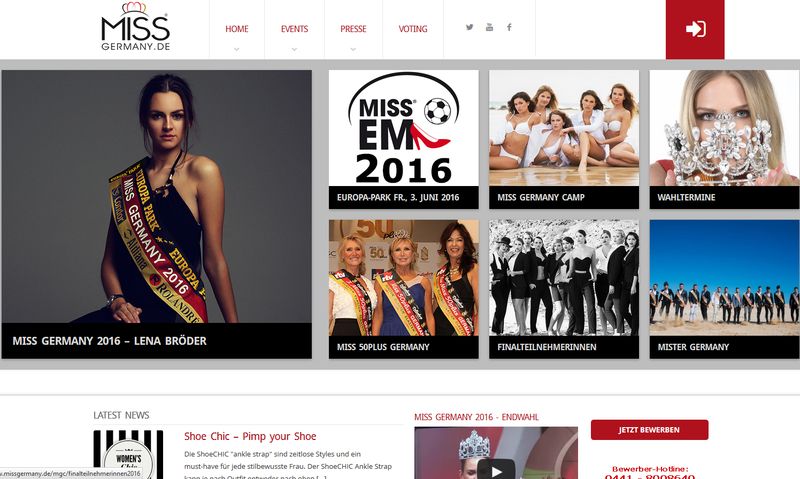 Wahl der MISS LEIPZIG 2016
