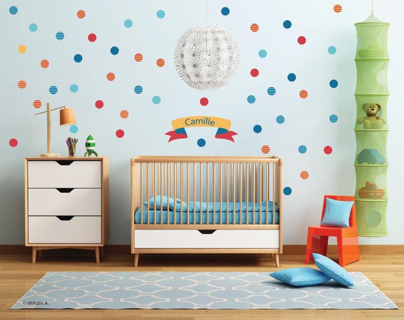 Polka Dots und bringen Persönlichkeit in jedes Kinderzimmer