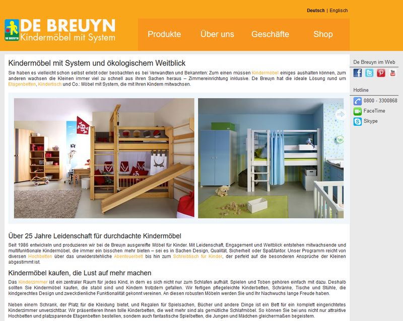 Kindermöbel mit ökologischem Anspruch