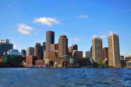 Die Skyline von Boston