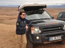 Ellen Lohr mit Special Adventure in der Agafey Desert