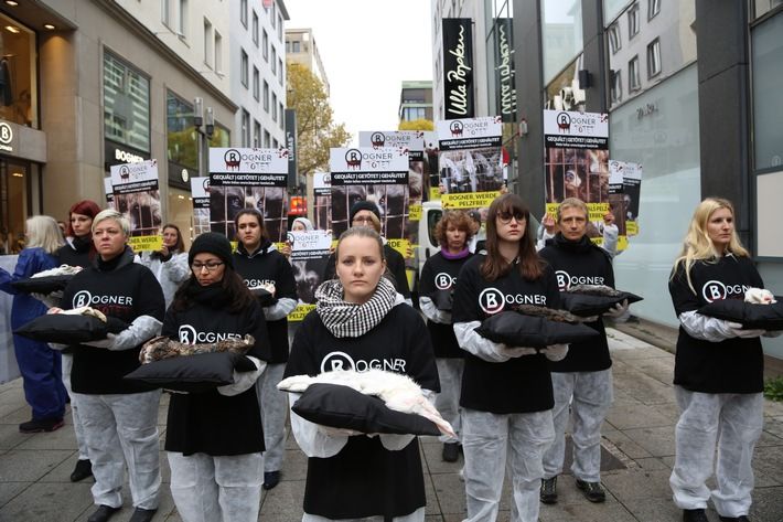 Bundesweite Anti-Pelz-Kampagne des Deutschen Tierschutzbüros