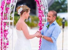 TV Show Star Erdogan Atalay und Katja Ohneck haben sich im Jumeirah Vittaveli Resort das Ja-Wort gegeben