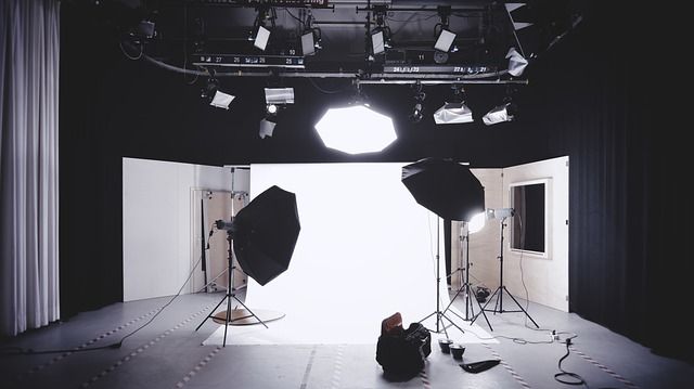 Alles bereit für die Fotosession