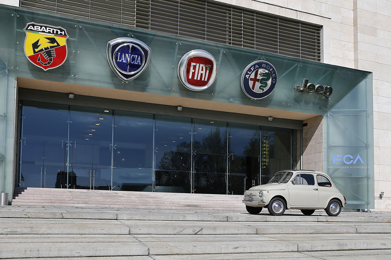 Fiat 500 im Museum of Modern Art aufgenommen