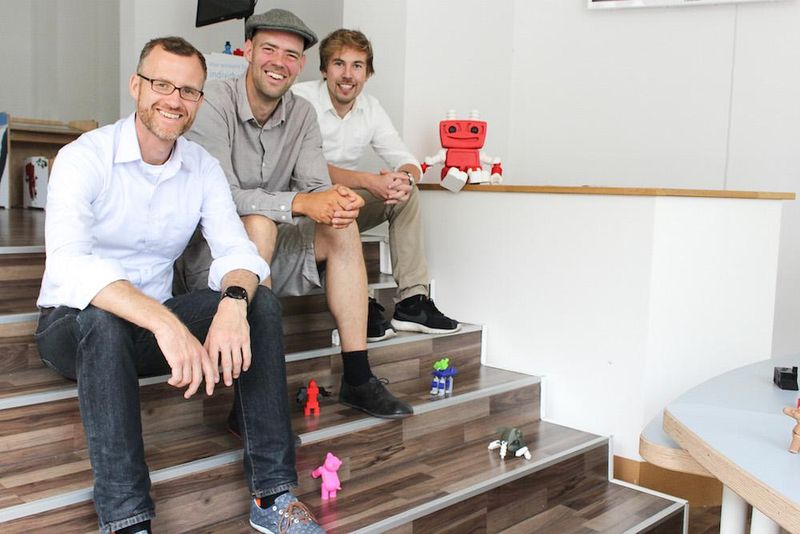 Das Gründerteam von TinkerToys (v.l.n.r.): Dr. Marko Jakob, Sebastian Schröder, Sebastian Friedrich