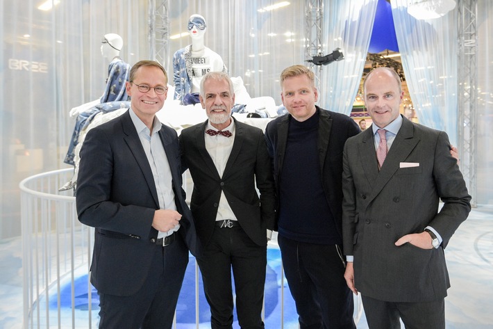 Stippvisite von Berlins Regierendem Bürgermeister Müller auf der Modemesse Panorama Berlin 