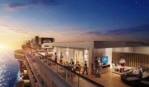 Viel Platz - innen wie außen - bieten die beiden Sky Suites auf der neuen Sky Princess