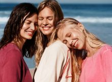 Anna Ewers für MARC O'POLO mit Schwestern vor der Kamera