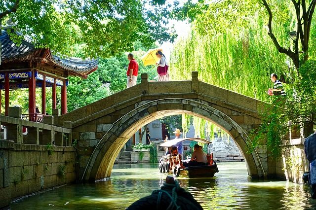 Kanäle und Brücken ohne Ende: Impression aus Suzhou