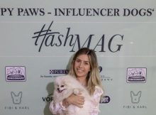 [caption id="attachment_72233" align="aligncenter" width="710"] Influencerin Luisa Lion mit Hund Leo auf erstem HashMAG Influencer Dogs' Day. obs/HashMAG/Lesander Scharlaug"[/caption]