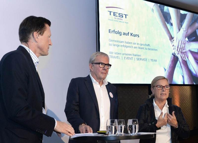 Christian Keller (links) - Bernhard Käselau - Elisabeth Unger (rechts)