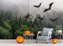 Coole Halloweendeko macht Spass und erfreut die Nachbarn