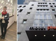 Katrin Kuttner - Hoteldirektorin vom Motel Plus Berlin Neukölln bei der Rezertifizierung
