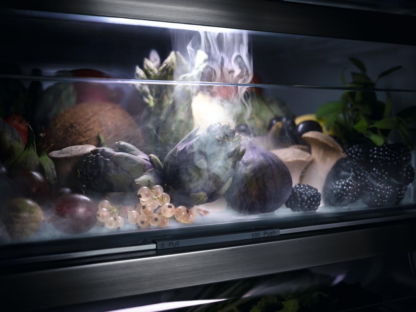 Sprühnebel im Kühlschrank