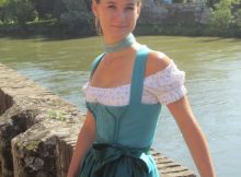 Exzellentes Wiesn-Outfit ton in ton