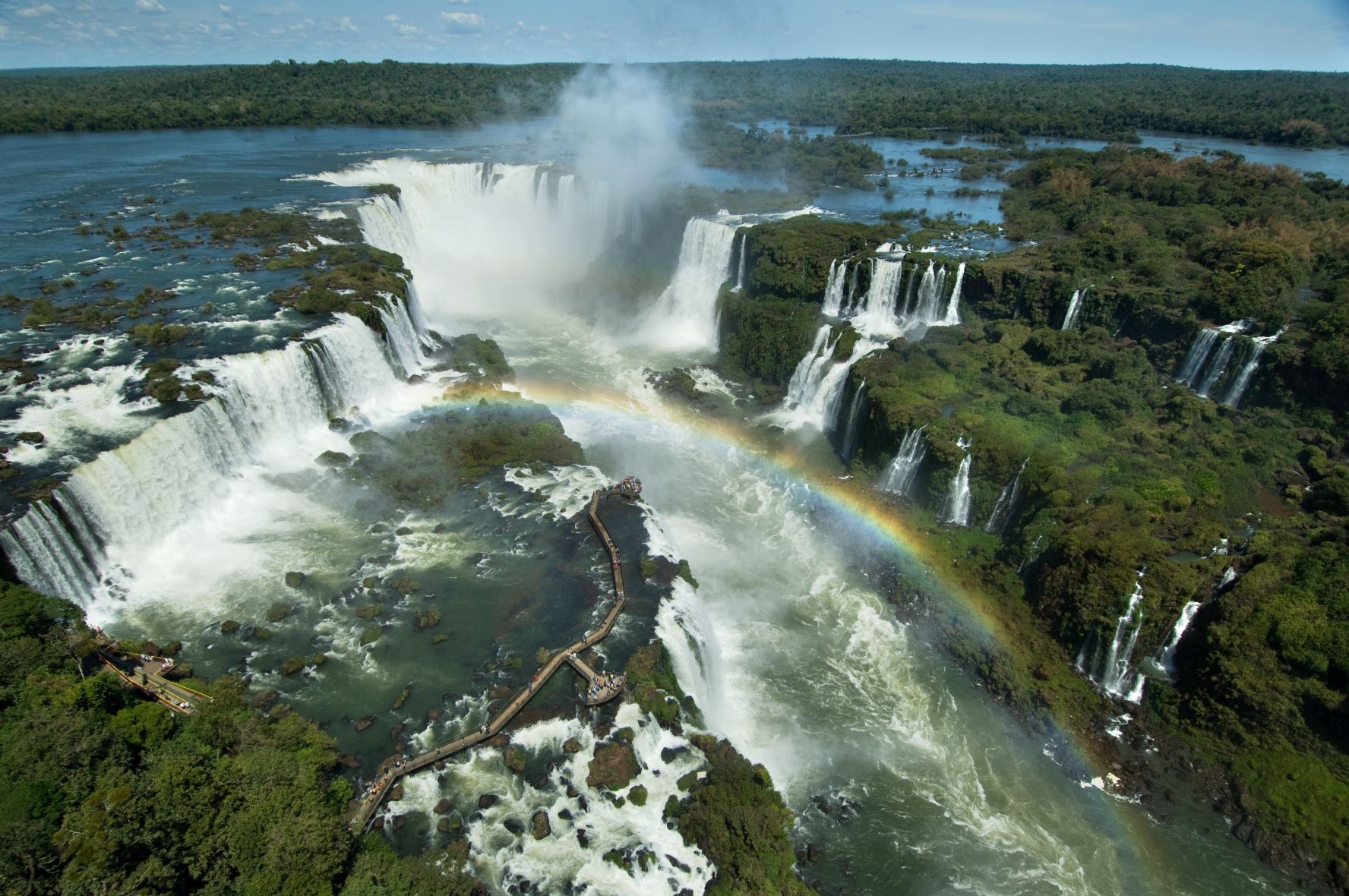 Iguaçu Wasserfälle in Foz do Iguaçu