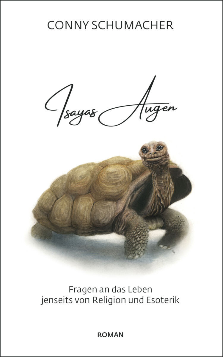 Buchcover mit der Schildkröte Isaya