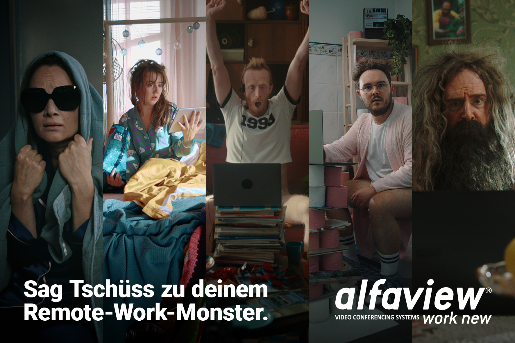 Poster Remote Work Monster