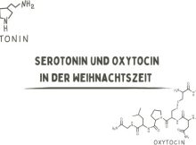 Chemische Formel Hormone Oxytocin und Serotonin