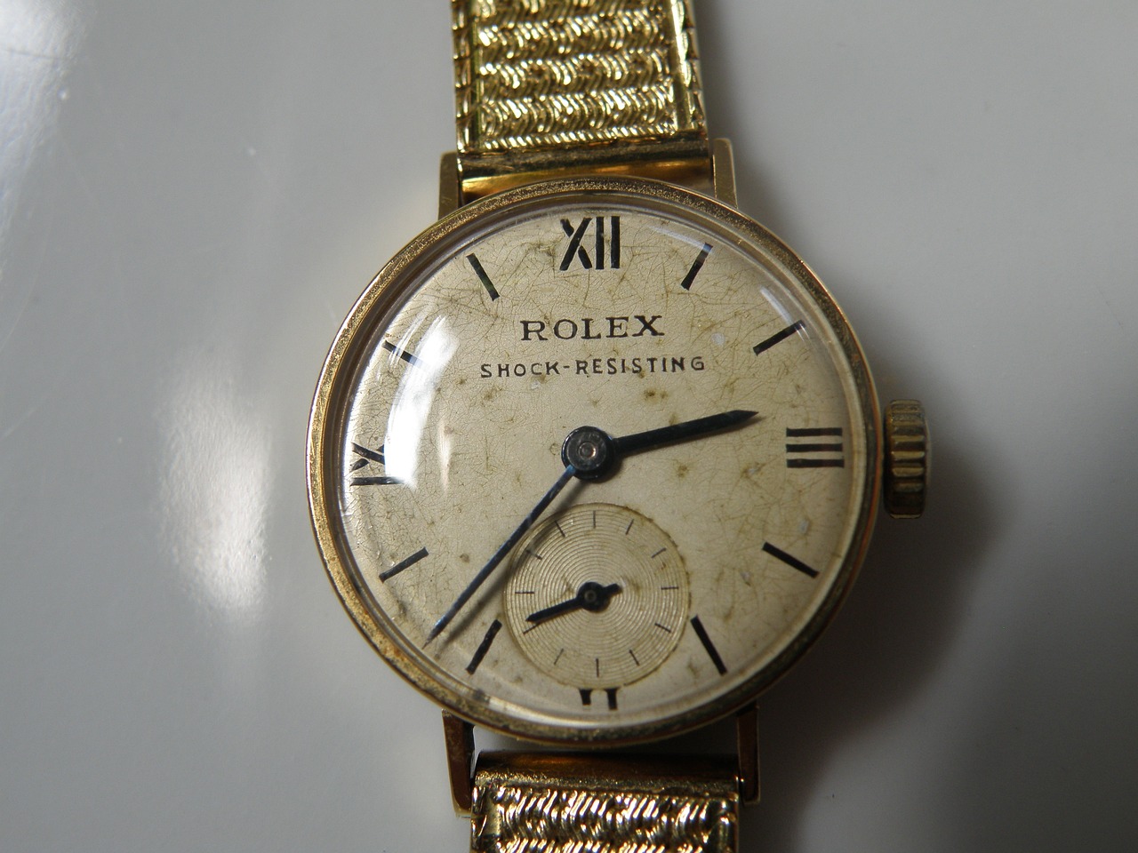Alte Rolex-Uhr