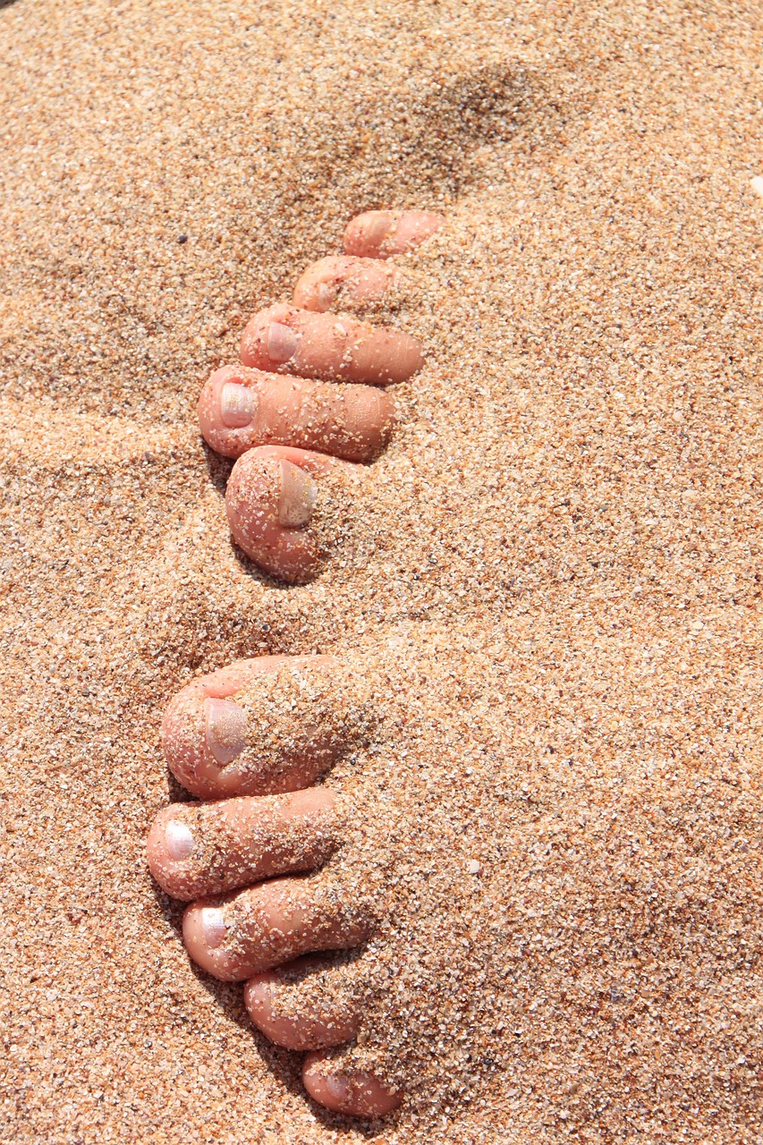 Füße im Sand