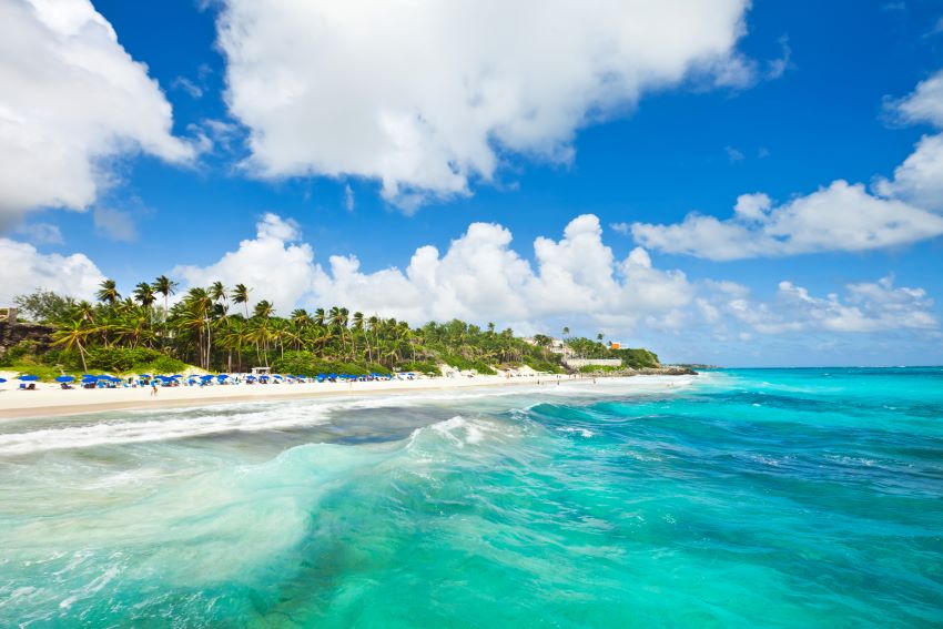 Crane Beach auf Barbados