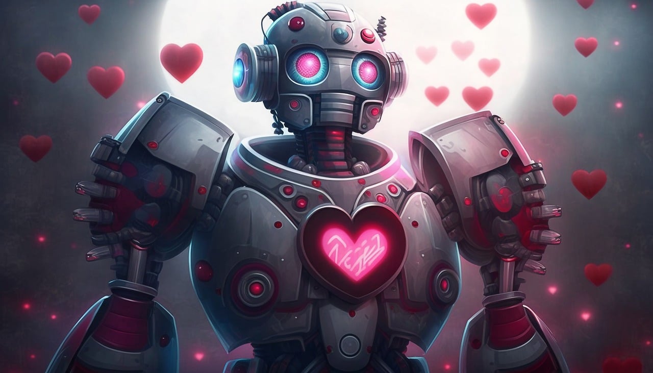verliebter Roboter
