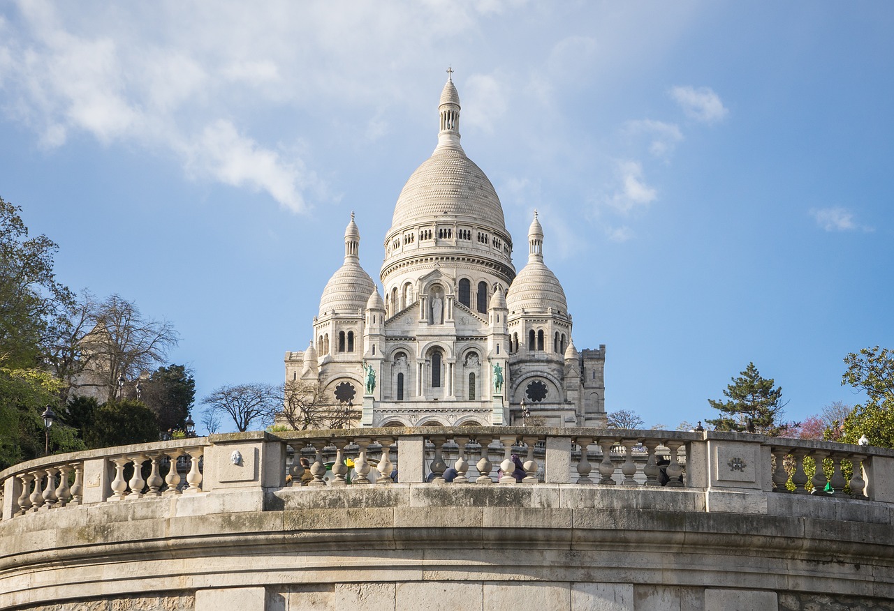Montmartre, Sacre coeur in Paris