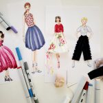 Handarbeitsmesse „Nadelwelt“: Workshop Modezeichnen von Nähschule