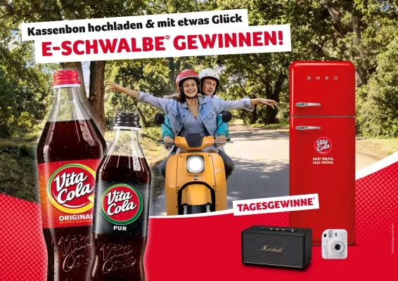 Vita Cola belohnt den Kauf von Glasgebinden
