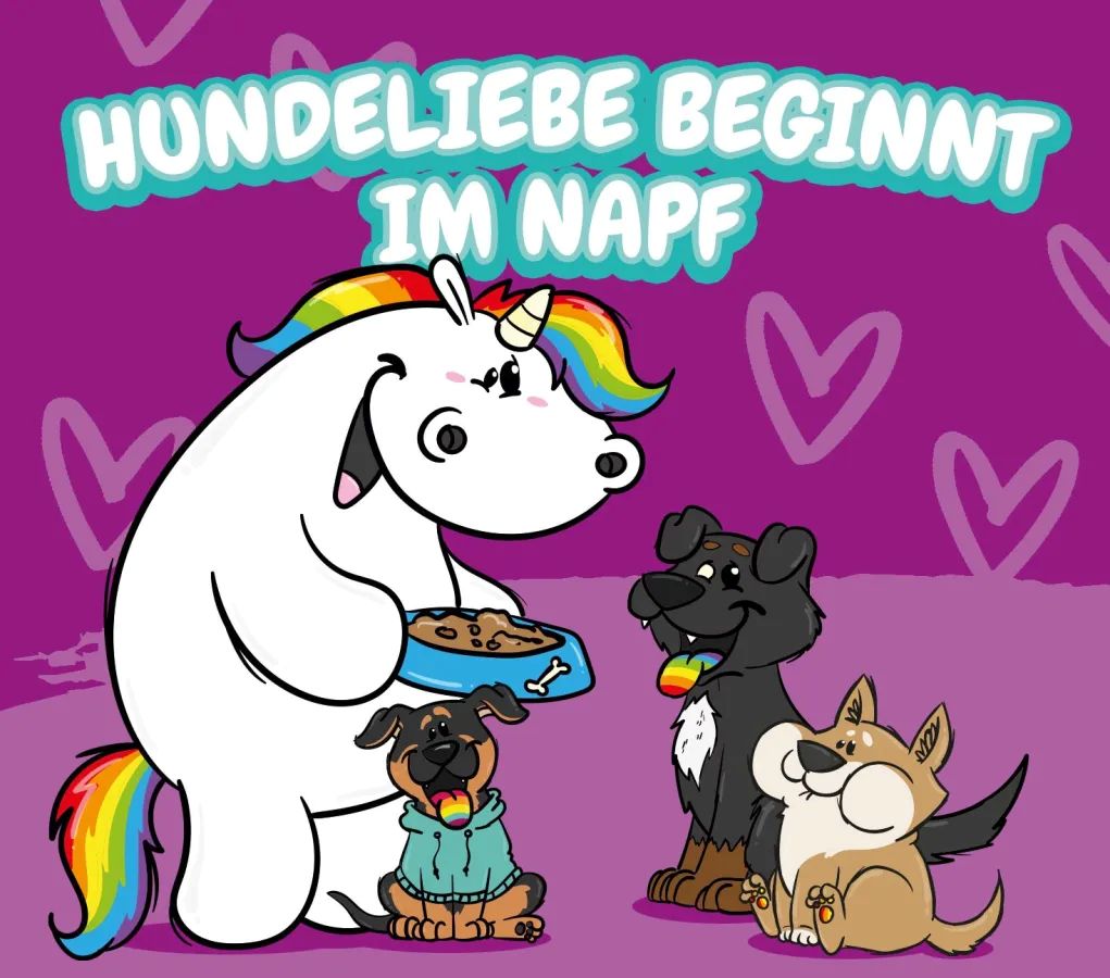 Pummeleinhorn Hundekekse von Bubeck