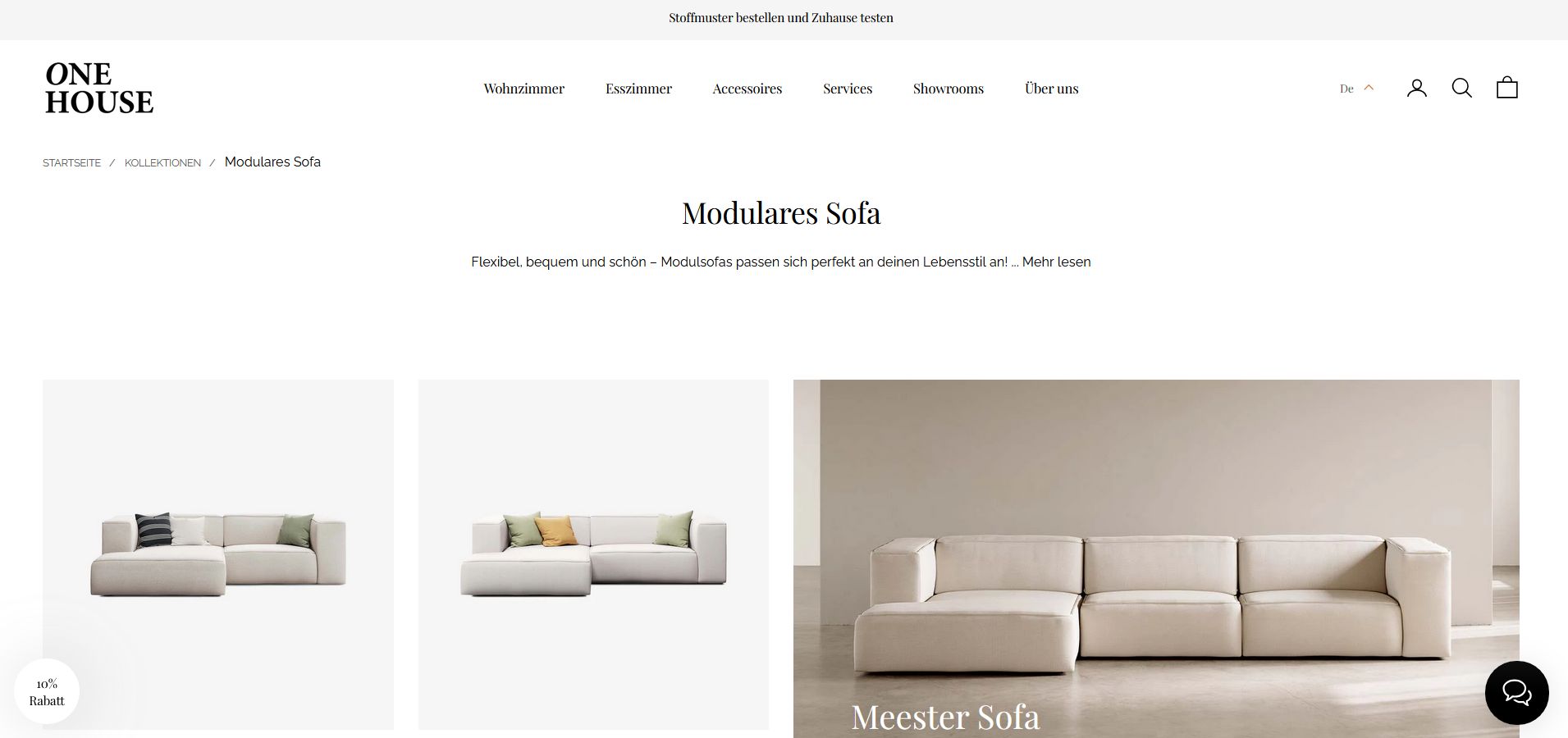 Flexibel, bequem und sch&ouml;n &ndash; Modulsofas passen sich perfekt an deinen Lebensstil an! ..