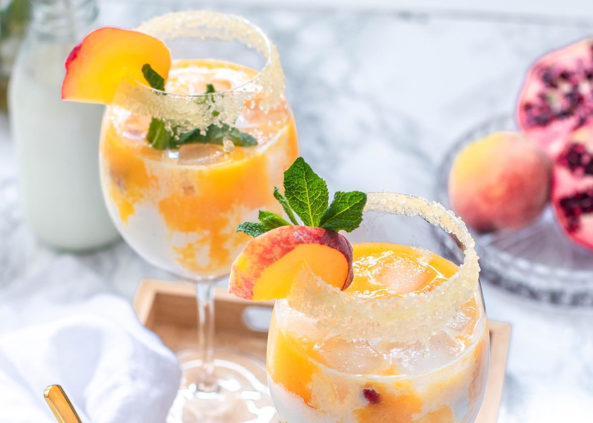 Weihenstephan Peaches Cream Mocktail