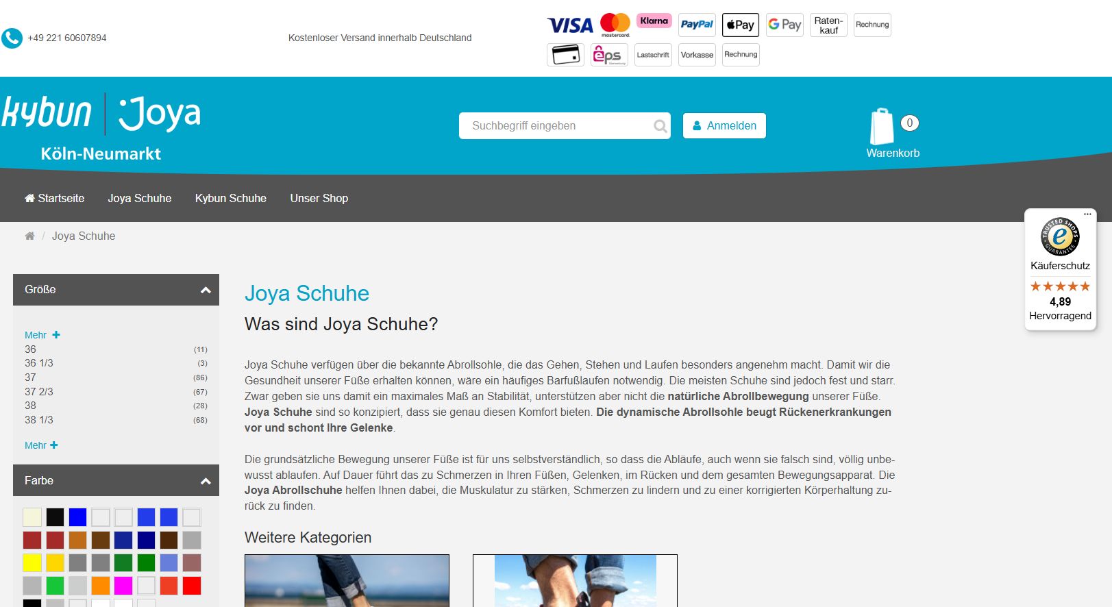 Gute Schuhe machen gesunde F&uuml;&szlig;e