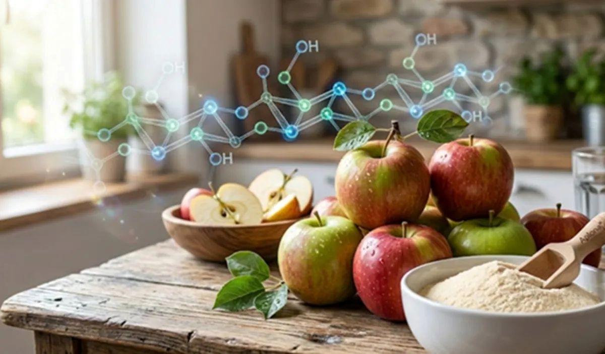 In Apfelpulver steckt die geb&uuml;ndelte Wirkung von &Auml;pfeln