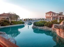 Blick auf die Monte-Carlo Société des Bains de Mer