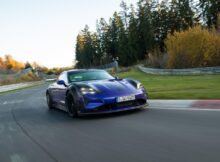 Lars Kern am Steuer des Taycan Turbo GT mit Manthey Kit