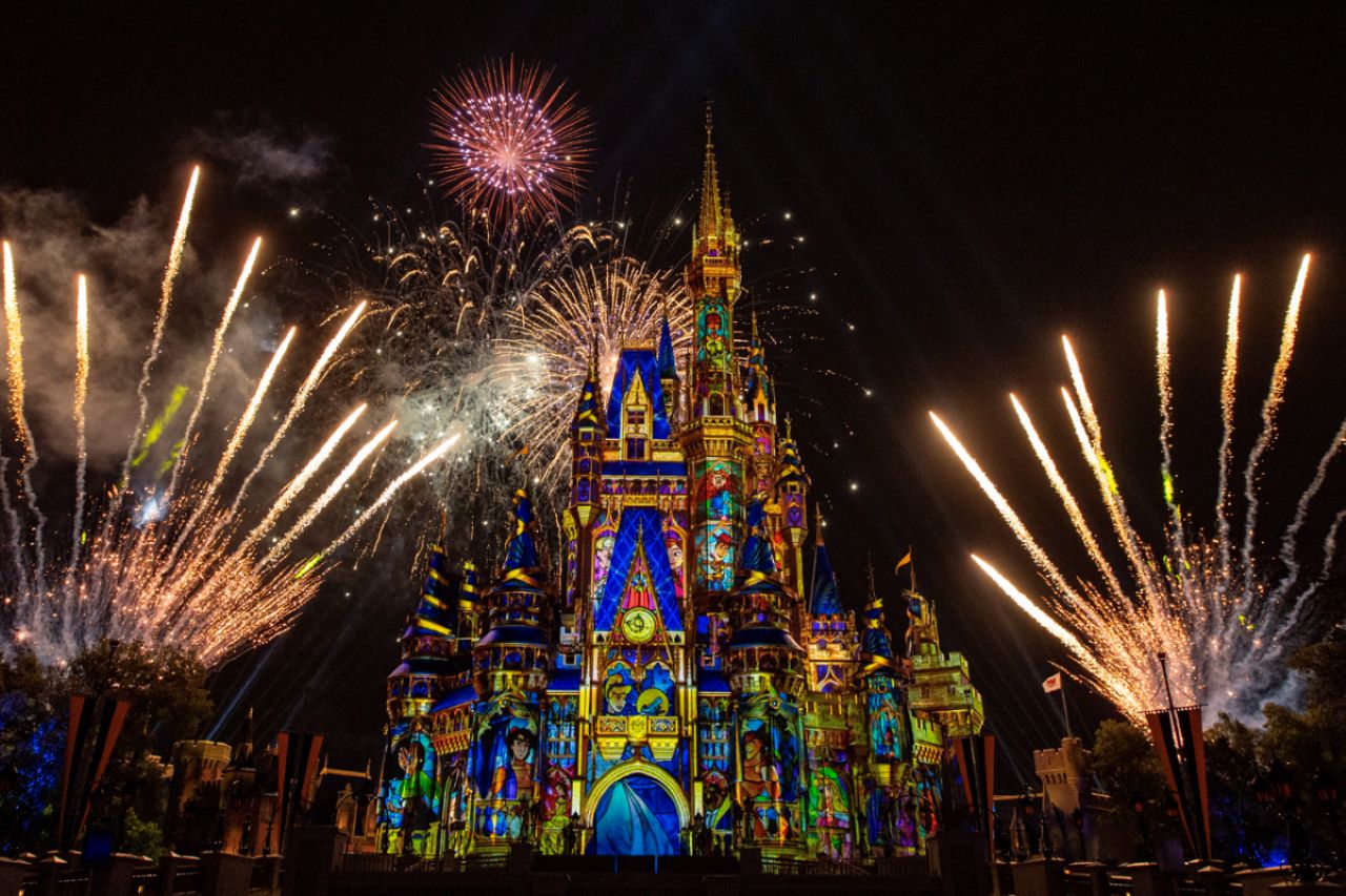 Großes Feuerwerk im Magic Kingdom