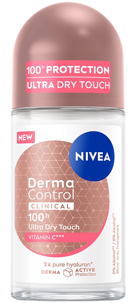 Nivea Derma Control Clinical Trockenes Hautgefühl Anti-Transpirant Roll-on
