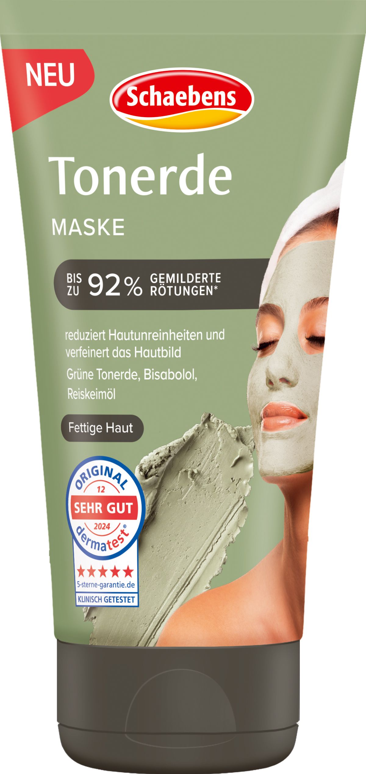 Schaebens Tonerde Maske: Maske mit Grüner Tonerde