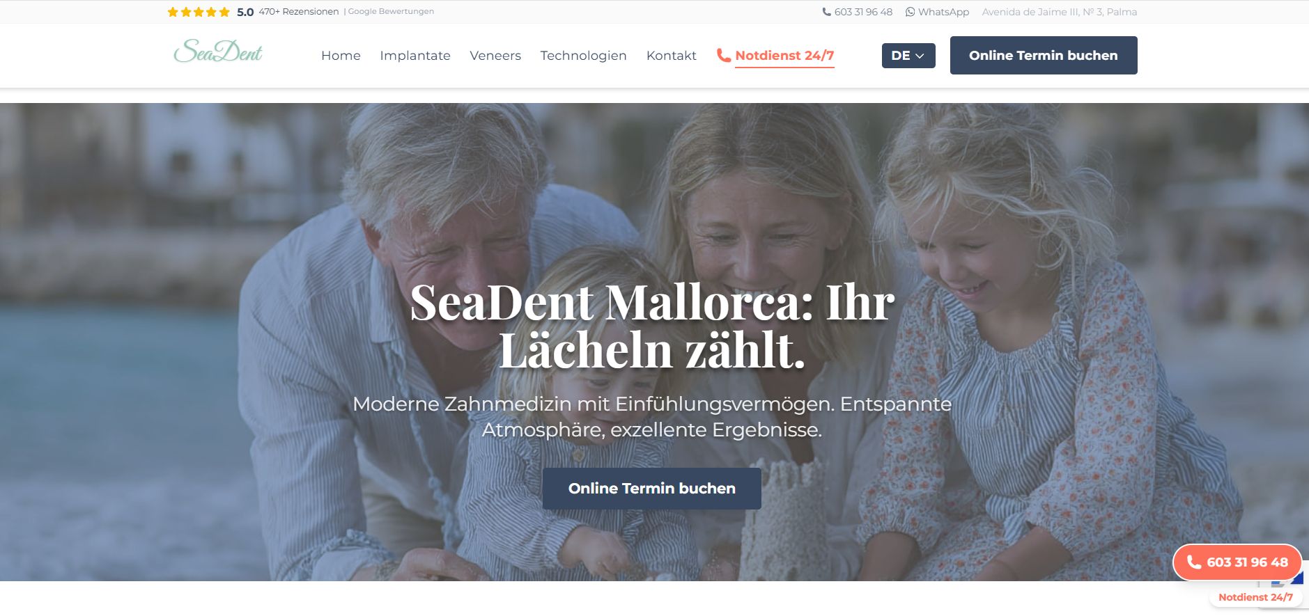 Website Screenshot seadent.es