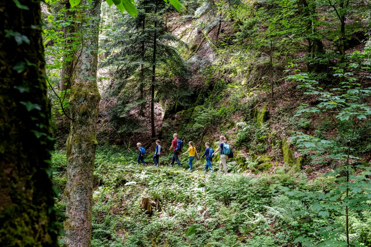 Eine Familienwanderung auf dem Gernsbacher Sagenweg
