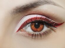 Schön geschminktes Auge