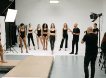Model-Training mit Fotograf