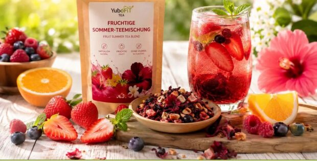 YuboFiT® Sommertee-Edition: Fruchtige Sommer-Teemischung